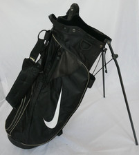 Nike Carry / Stand Bag - Black / Silver ~GOOD CONDITION~