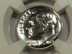 1957 Roosevelt Dime   NGC PF-68    SN7918 — photo 3
