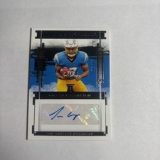 Omarion Hampton 2025 Panini Impeccable Rookie Autographs /99 RC Chargers Auto