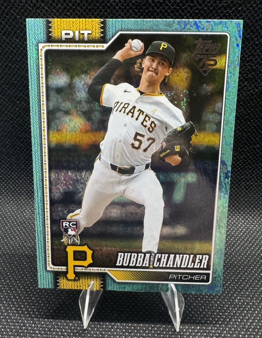 2026 Topps Series 1 - Bubba Chandler #283 Aqua Holo Foil (RC)
