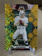 2023 Panini Mosaic Football Dan Marino GOLD SPARKLE /24 #147 - Miami Dolphins