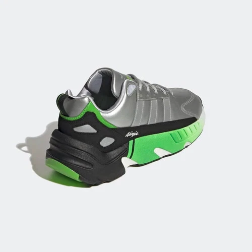 Size 9.5 - Kawasaki Ninja x adidas ZX 22 Boost Silver Metallic for