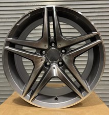 19 Double Spoke Amg Style Gunmetal Wheels Rims For Mercedes Benz Sl500 Sl550