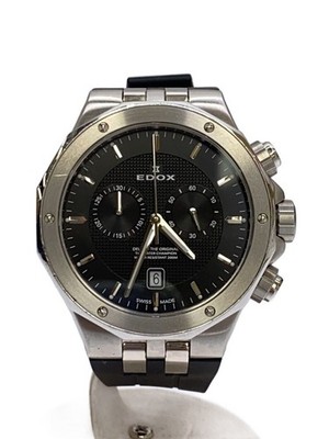 EDOX DELFIN Quartz Analog Rubber Black Watch