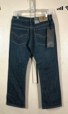 House Of Lords Dark Blue 5 Pocket Straight Leg Men s Jeans 32-30