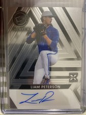 Liam Peterson 2024 Leaf Press Pass Premium Auto XRC /199 BA-LP1
