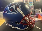 Tennessee Titans Replica Autographed Helmet Eddie George Full Size JSA Auth