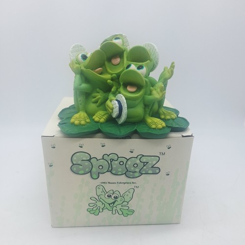Limited Edition Sprogz Barbershop Quartet Numbered 584/3500 Singing Frogs