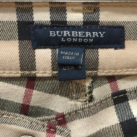Burberry Vintage Y2K Nova Check Bootcut Pant Low Rise Size 4 Gilmore Girls image 2