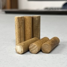 TYCO US-1 ELECTRIC TRUCKING - 6 Replacement Wood Logs 7/16" X 1 1/2"