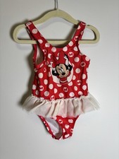 Minnie Mouse Red Polka Dot Swimsuit with TuTu Size 18/24 months