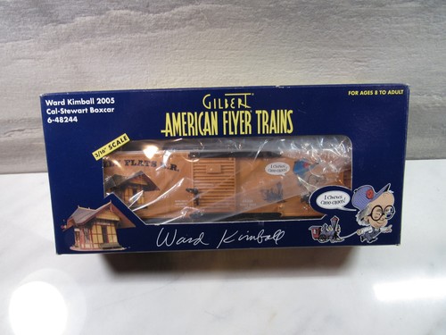 Trenes Gilbert American Flyer #6-48244 Ward Kimball Cal-Stewart vagón de carga con caja | Condition: Used