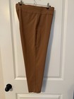Women Size 14 INC INTERNATIONAL CONCEPTS Bengaline Tummy Control Capris Brown — photo 4