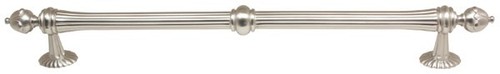 Alno D6929-12 Ornate 12" Center to Center Regal Traditional Solid - Nickel