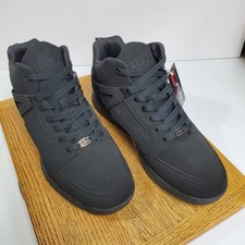 Fubu Zapatos Para Hombres Talla 13 Negros M FB Caballero Zapatillas Altas Soporte al Tobillo Nuevos