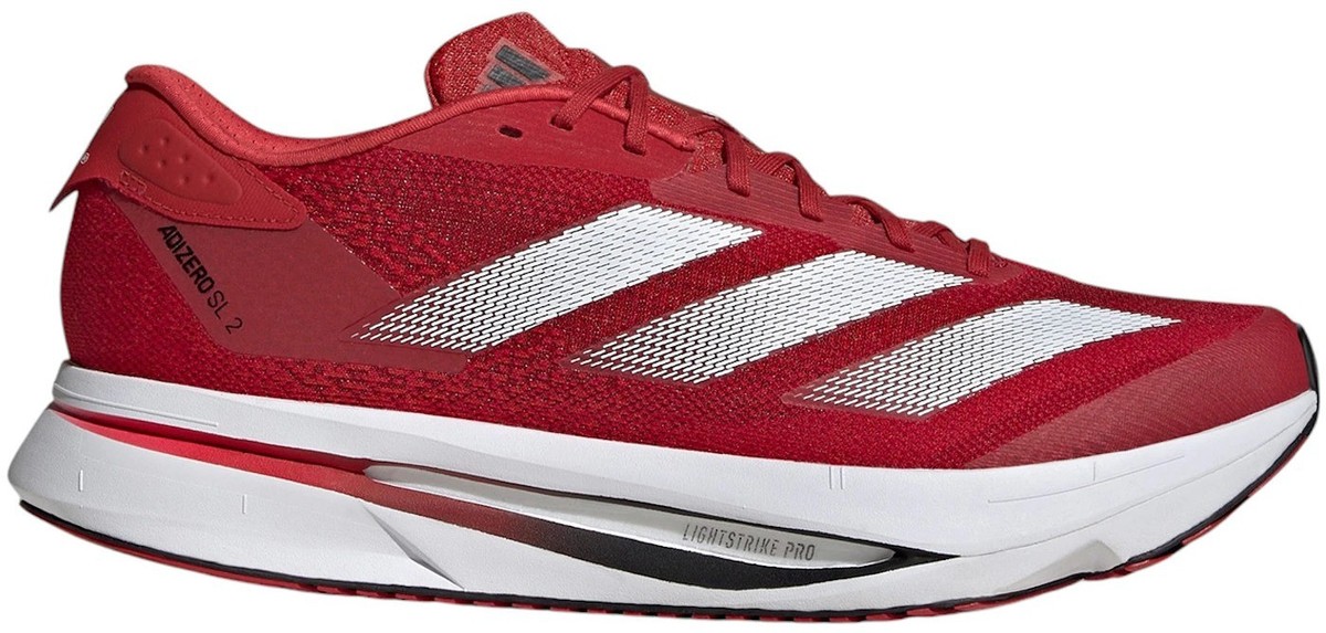 Adidas Adizero SL 2 Running Men Size 14‎ Grey Red Rutgers Scarlet Knights Mesh Sz 11.5 Adidas Adizero SL 2 - Unisex Running | Mercari main image 3