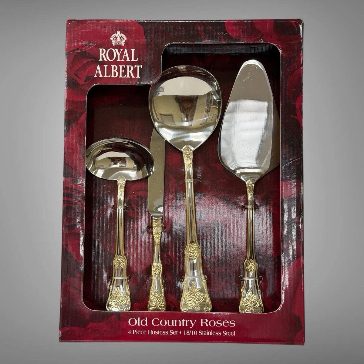 royal albert old country roses flatware products for sale | eBay