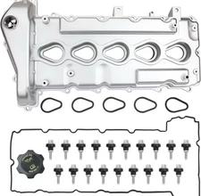 MITZONE Aluminum Valve Cover Kit Compatible with 2004-2006 Chevy Colorado GMC Ca