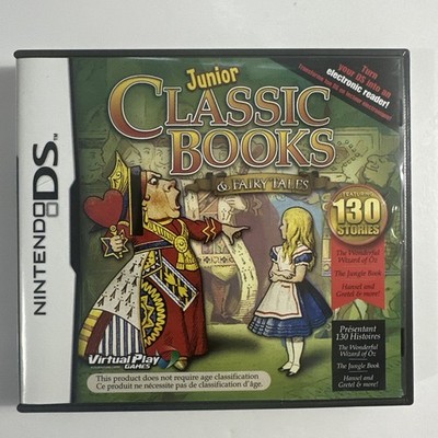 Junior Classic Books & Fairytales (Nintendo DS, 2010) CIB Complete - Tested