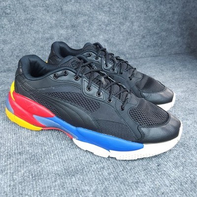 Puma LQDCELL Epsilon Shoes Mens Size 13 Black Dazzling Blue Running Sneakers