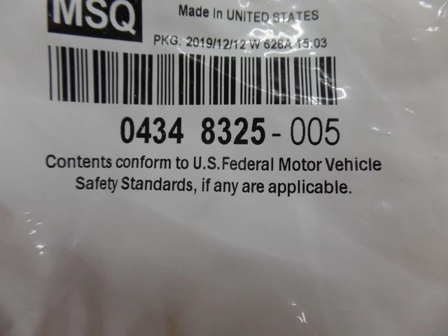 2007-17 JEEP COMPASS PATRIOT MANUAL TRANSAXLE plugue de enchimento de óleo fabricante de equipamento original 4348325 - Imagem 3 de 4