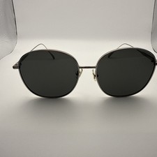 GENTLE MONSTER double bread Round Metal Silver, Silver Lens Sunglasses