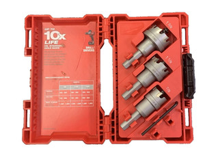 Milwaukee 49-57-8609 ,8615,8623 4 Piece set Carbide Hole Cutter
