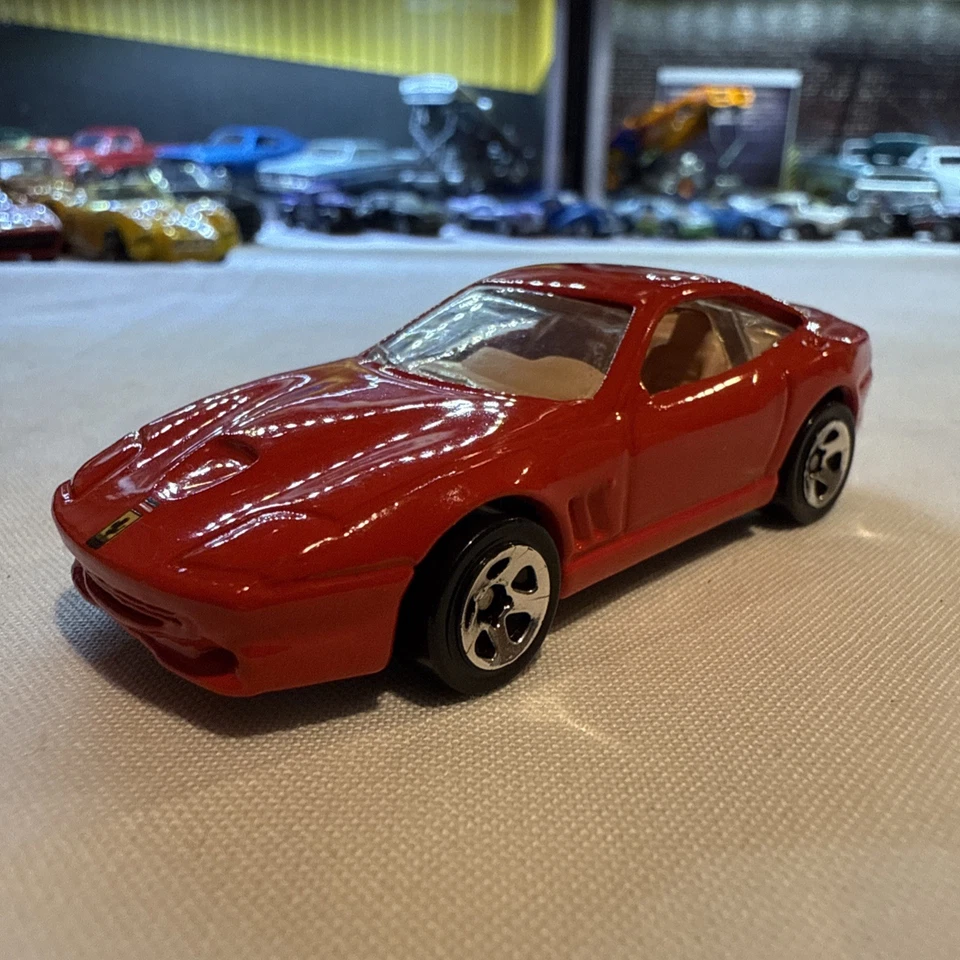 HOT WHEELS FERRARI 550 MARANELLO, 2000 1ST EDITION RED W/SP5 WHEELS LOOSE NICE - Image 3 of 4