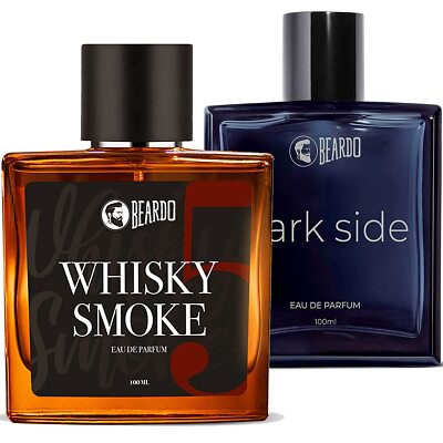Beardo Dark Side and Whisky Smoke Perfume For Men 100 ml Pack of