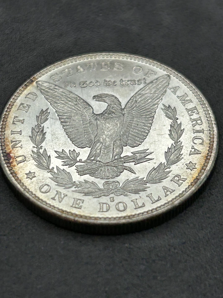 1879-S BU/MS+ PL/DMPL Morgan Silver Dollar PQ Nice Mirrors! - Image 2 of 4