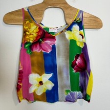 Jams World Hula Moon Floral Tank Top Colorful Sleeveless Casual Blouse Xxl Jams World Hula Moon Floral Tank Top Colorful Sleeveless Casual Blouse Xxl