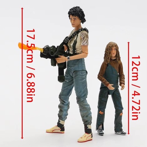 Aliens 2 Action Figure Ellen Ripley Sigourney Weaver Horror Neca Idea Regalo - Foto 7 di 21