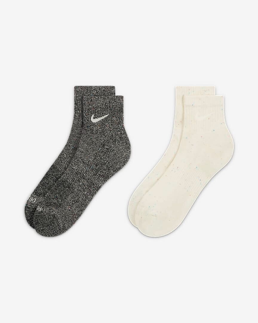 Nike Everyday Plus 2-Pack Cushioned Ankle Socks - XL Men DR5295