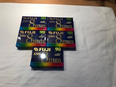 FUJI 8mm Video-Film SHG P5-90 5xStück NEU