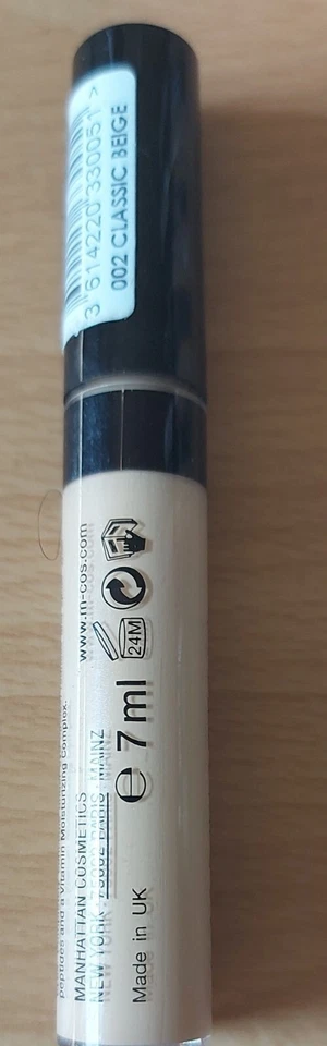 Manhattan Wake up Concealer Flüssig Concealer Farbe NR 2 CLASSIC BEIGE NEU - Bild 2 von 2