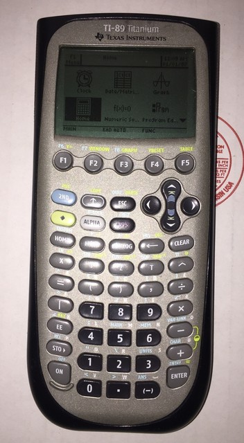 Texas Instruments TI 89 Titanium Graphing Calculator For Sale Online EBay
