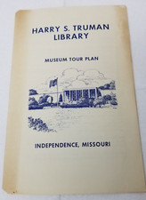 Harry S. Truman Library Museum Tour Plan 1979 Independence Missouri Exhibits Map