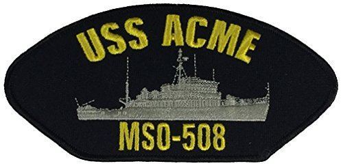 PARCHE USS ACME MSO-508 USN NAVY BARREDORA DE MINAS MCM - Imagen 1 de 1