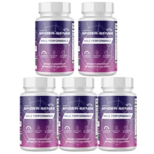 Spider Sense Pills SpiderSense Supplement Max Strength - 5 Bottles