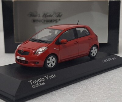 Toyota Yaris 2005 Red 1:43 Minichamps 400166500 EXTREMELY RARE