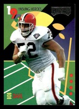1995 Playoff Absolute #6 Bob Dahl Unsung Heroes Gold Foil Cleveland Browns