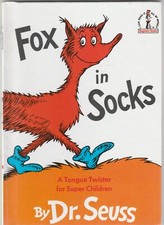 Fox in Socks (Beginner Books) by Dr. Seuss, Theodore Geisel Actual book in photo