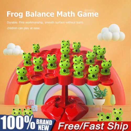 Montessori Frog Balance Tree Two-player Frog Balance Toys Frog Balance Math Kits