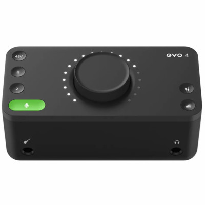 Audient EVO 4 USB Audio Interface 2in/2out Recording Smartgain Smart Touchpoints