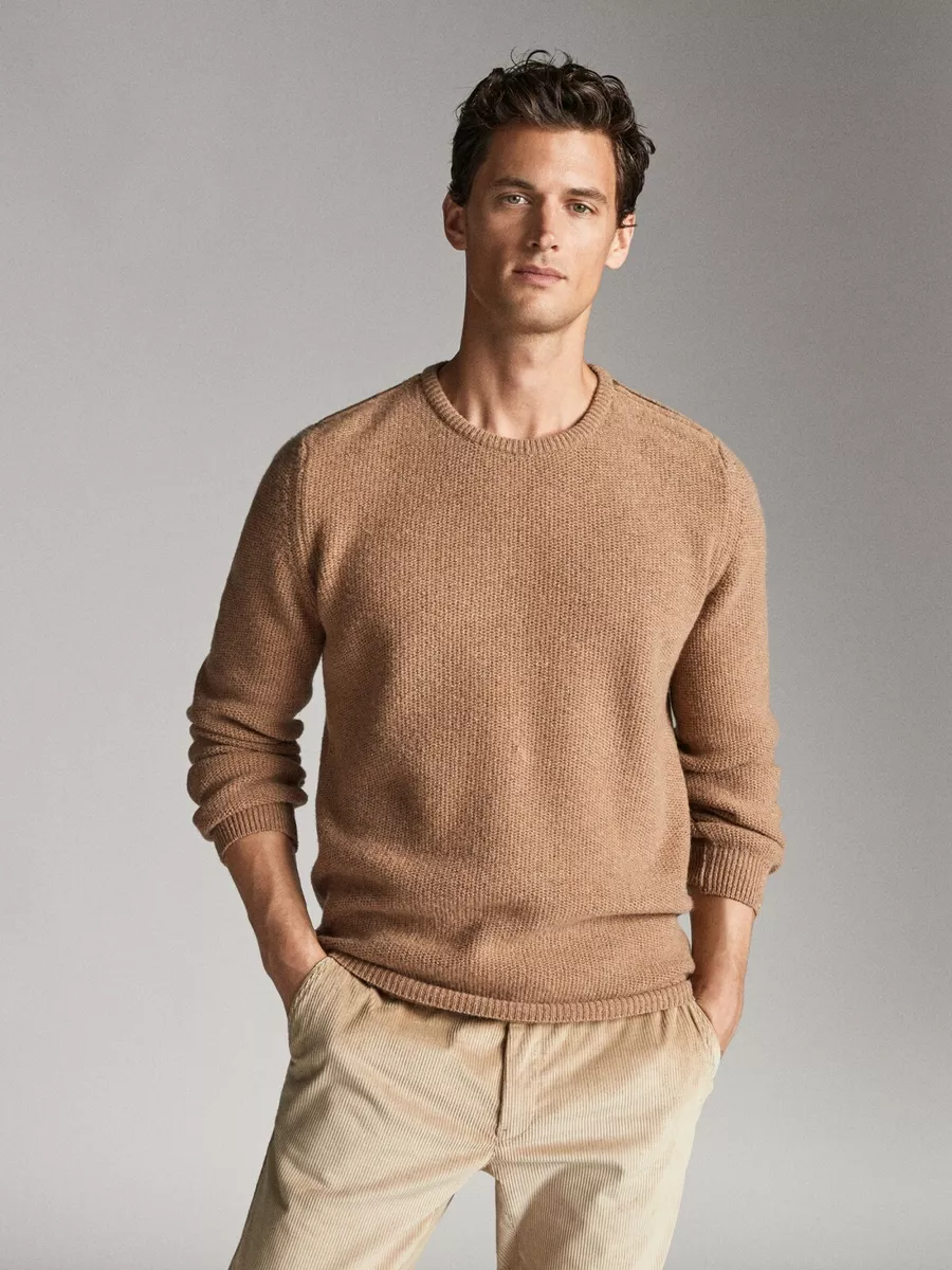 Verfijnen periode Verscherpen New Massimo Dutti Crewneck Wool Sweater M Camel cardigan polo shirt jacket pants | eBay Verfijnen periode Verscherpen New Massimo Dutti Crewneck Wool Sweater M Camel cardigan polo shirt jacket pants | eBay