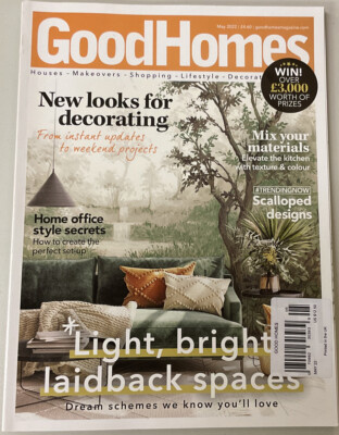 GOOD HOMES MAGAZINE MAY 2022 light Bright Laidback Spaces