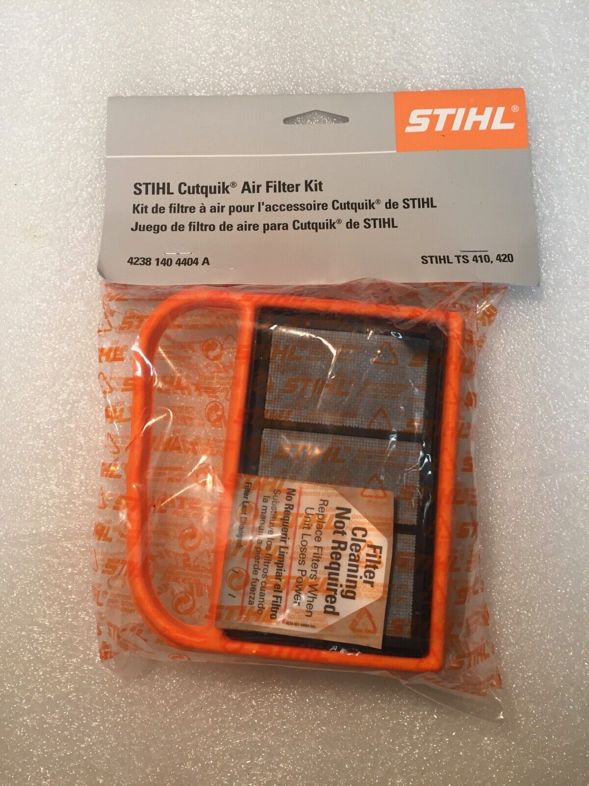 NEW Genuine STIHL Air Filter Kit TS410 TS420 TS500i 4238-140-4404 OEM
