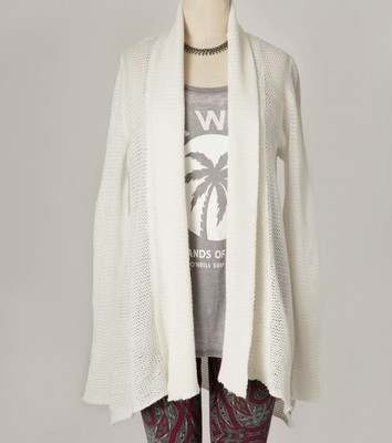lightweight open cardigan