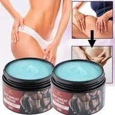 2x Hot Cream Fat Burner Weight Loss Belly Slimming Fitness Body Sweat Gel Cream