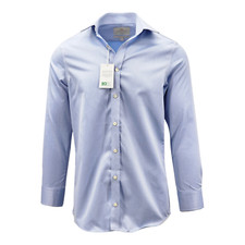 Hawes&Curtis Blue Twill Fitted